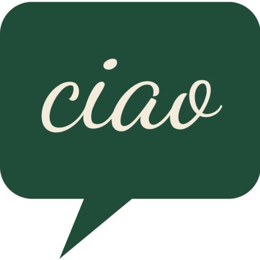 Ciao – logo Italština s Leou (ikona webu)